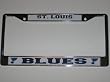 ST. LOUIS BLUES Durable Metal LICENSE PLATE FRAME