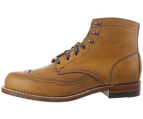 Wolverine Men's Addison 1000 Mile Wingtip Boot Tan