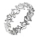 Sterling Silver Hawaiian Turtle Eternity Ring