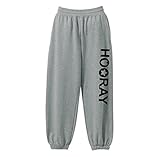 HOORAY(フーレイ) パンツ ダンス 衣装 ヒップホップ ハートスタースウェットスウェットパンツ S グレー