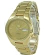 Seiko Men's Automatic All Gold-tone Watch with a Gold Dial. Model: SNK610