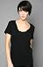 Alternative Apparel The Teka Scoop Tee in Black,T-shirts for Women