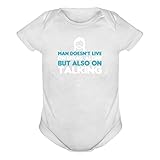 MAN DOESN't LIVE ON BREAD ALONE BUT ALSO ON Talking ベビーボディ