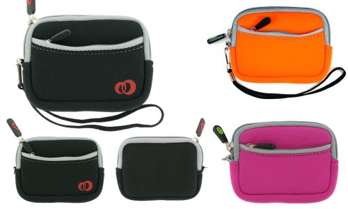 Cover image : Neoprene Sleeve Camera Case for Panasonic Lumix DMC-FX DMC-FS Series Digital Camera ＋ Screen Protector Shield - (Panasonic Lumix Camera NOT included)