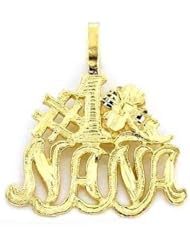 #1 Nana Charm 14k Gold 16mm