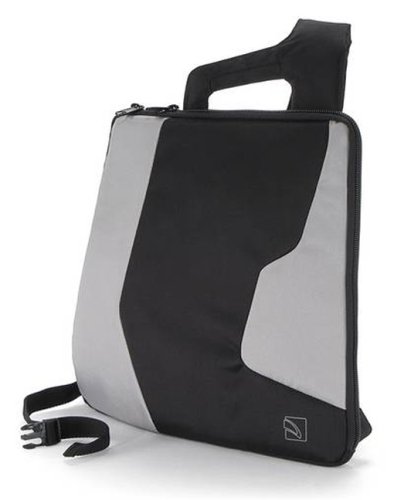 Tucano Velo Pack Large Tragetasche f&uuml;r Sony Vaio 39,1 cm (15,4 Zoll) schwarz/silbergrau Preisvergleich