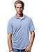 Hanes mens 5.2 oz 50/50 ComfortBlend EcoSmart Jersey Knit Polo054X-Light Blue-XL