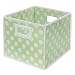 Badger Basket Folding Basket Sage Polka Dot