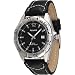 Accurist Men’s Black Leather Strap Bracelet Watch Ms840B