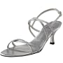 Stuart Weitzman Women's Wattage Sandal,Silver Supple Kid,9.5 M US