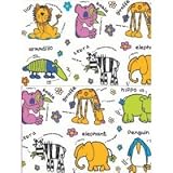 BANG ON THE DOOR ANIMAL STICKAROUNDS WALL STICKERS