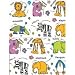 BANG ON THE DOOR ANIMAL STICKAROUNDS WALL STICKERS Image