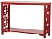 Knot Console Table, 30X42.5X16, RED