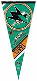 NHL San Jose Sharks 17-by-40 Inch Premium Quality Pennant