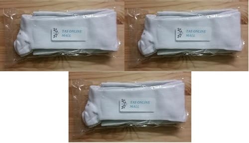 TAS ONLINE MALL 3 Pairs White Sm/Med Anti-fatigue Compression Pain Relieving Unisex Socks Stockings, Miracle for aching legs and feet for Men and Women (TAS ONLINE MALL Compression Socks - Qty:3 Pairs - Size:Sm/Med - Color:White)
