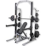 Elite Half Power Rack Color White Sold Per EACH