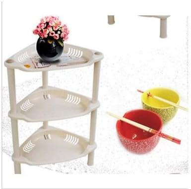 Modern White Color Bathroom Kitchen ABS Shelf Shower Caddy Basket Storage Holder