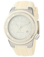 Swiss Legend Womens 11840D-016 Neptune Beige Dial Beige Silicone Watch