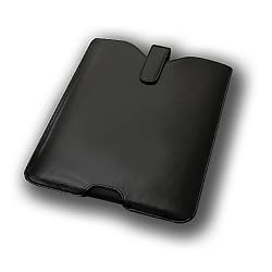 CTCstore Genuine Leather Black Case Sleeve for for Apple iPad 3G tablet / Wifi model 16GB, 32GB, 64GB (BLACK)