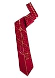 Terrace Woven Tie in red