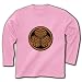 【君も水戸黄門になってみないか?時代劇グッズ!】アピールシリーズ 葵の御紋 長袖Tシャツ(ライトピンク) M