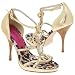 Beverly Feldman Women's Belinda Sandal,Gold,6 M US