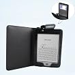 Leather Cover Case with LED Reading Light For Amazon Kindle Touch - Black Leather Cover Case with LED Reading Light For Amazon Kindle Touch - Black