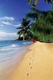 Beach – Footsteps Photography Poster Print, 24×36