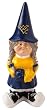 NCAA West Virginia Mountaineers Cheerleader Garden Gnome [Sports]