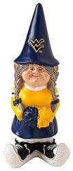NCAA West Virginia Mountaineers Cheerleader Garden Gnome [Sports]