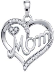 0.13CT-DIA MOM PENDANT
