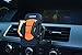 LEEIOO Car Mount, Universal Car Air Vent Cell Phone Holder Cradle for iPhone 7 Plus 6s Plus Andorid Phones and Other Smartphones. ?Orange+Black …