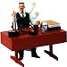 Search : Spider-man Movie J. Jonah Jameson Figure with Desk Pounding Action