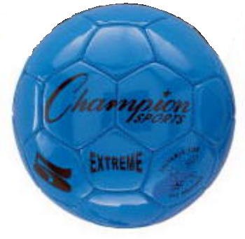 Buy Soccerball Size 5 Bright BLUE, Composite Cover, New by Champion Sports