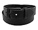 Highliner Made in USA Metal Free Travel Leather Belt by Thomas Bates (36, Black)