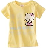 Hello Kitty Organics Baby-Girls Infant Icons Short Sleeve Snap Tee, Yellow, 0-3 Months