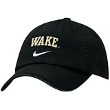 Nike Wake Forest Demon Deacons Black Campus Adjustable Hat