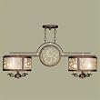 Livex Lighting 8672-64 Avalon Palatial Bronze with Gilded Accents Billiard/Island