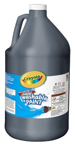 Crayola 54-2128-051 Washable Paint, Gallon Size, Black