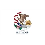 Illinois State Flag, Nylon (3 ft. x 5 ft.)