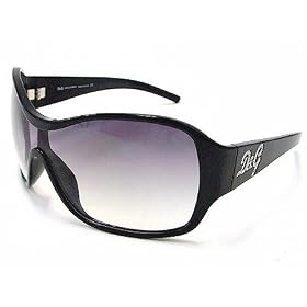 New Dolce and Gabbana D&G 8035B 8035-B 501 8G Shiny Black Sunglasses