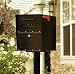 Oasis Locking Mailbox - Black