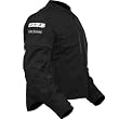 Speed and Strength Coast is Clear ST Men's Textile Street Motorcycle Jacket w/ Free B&F Heart Sticker - Black/Black
