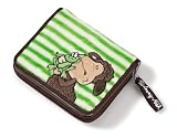 Nici 9 x 13cm Wallet Lenny Mah Plush (Green/ Beige)