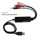 from UltraDisk UltraDisk USB 2.0 Analogue Audio Capture RCA AUX 3.5mm to USB Convert to MP3 CD Digital Format Model AG-2011