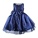 Flower Girls Dress Satin Organza Wedding Party Ball Gown Bowknot Tulle Dresses