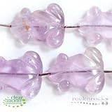 PREMIUM LIGHT AMETHYST 25MM FROG GEMSTONE PENDANT