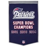 New England Patriots Felt Championship Banner
