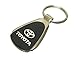 Au-tomotive Gold Toyota Logo Black Tear Drop Key Chain