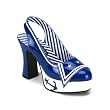Sexy Sailor Costume Shoes 4 Inch Heel Women's Platform Slingback Shoe Sexy